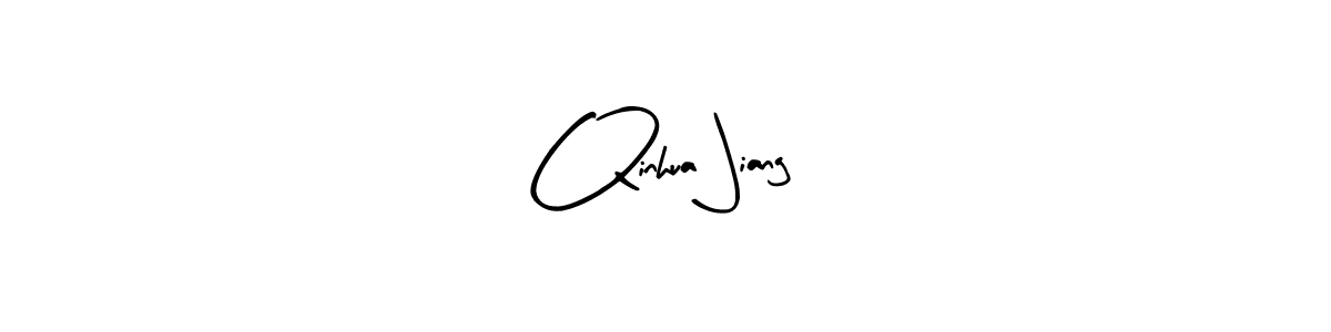 The best way (Arty Signature) to make a short signature is to pick only two or three words in your name. The name Qinhua Jiang include a total of six letters. For converting this name. Qinhua Jiang signature style 8 images and pictures png