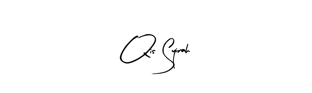 How to make Qis Syirah signature? Arty Signature is a professional autograph style. Create handwritten signature for Qis Syirah name. Qis Syirah signature style 8 images and pictures png