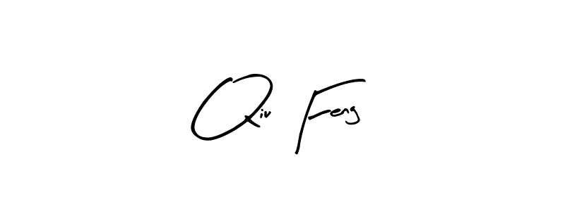 Design your own signature with our free online signature maker. With this signature software, you can create a handwritten (Arty Signature) signature for name Qiu Feng. Qiu Feng signature style 8 images and pictures png