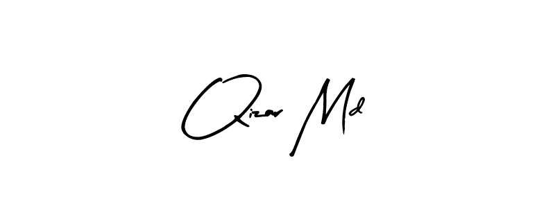 How to make Qizar Md signature? Arty Signature is a professional autograph style. Create handwritten signature for Qizar Md name. Qizar Md signature style 8 images and pictures png