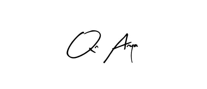 Similarly Arty Signature is the best handwritten signature design. Signature creator online .You can use it as an online autograph creator for name Qn Anya. Qn Anya signature style 8 images and pictures png