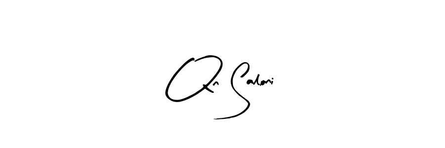 Also You can easily find your signature by using the search form. We will create Qn Saloni name handwritten signature images for you free of cost using Arty Signature sign style. Qn Saloni signature style 8 images and pictures png