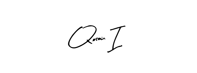 Make a beautiful signature design for name Qosain I. Use this online signature maker to create a handwritten signature for free. Qosain I signature style 8 images and pictures png