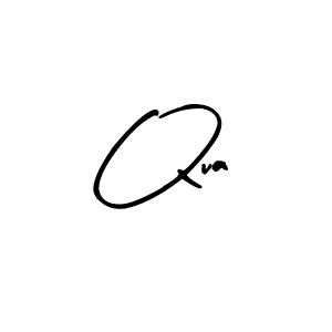 Make a beautiful signature design for name Qua. With this signature (Arty Signature) style, you can create a handwritten signature for free. Qua signature style 8 images and pictures png