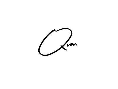 How to Draw Quan signature style? Arty Signature is a latest design signature styles for name Quan. Quan signature style 8 images and pictures png