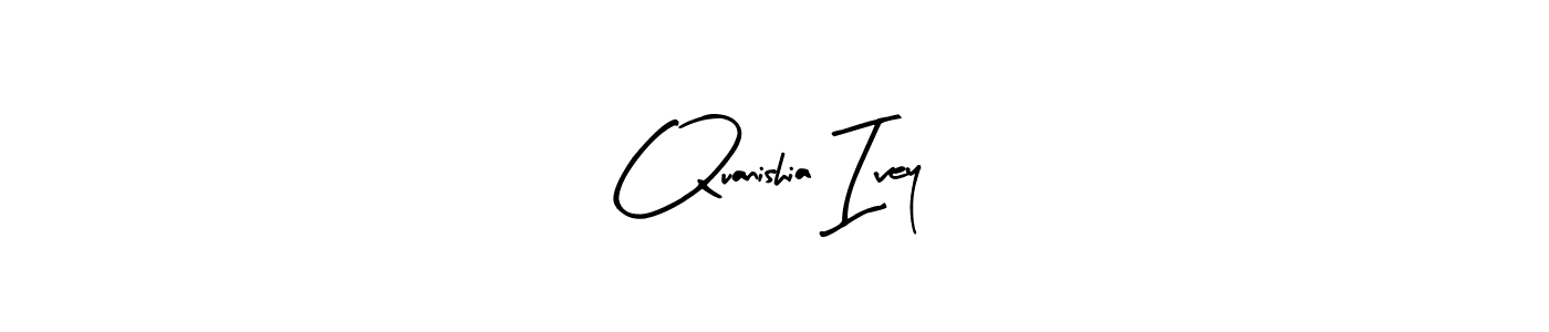 Make a beautiful signature design for name Quanishia Ivey. Use this online signature maker to create a handwritten signature for free. Quanishia Ivey signature style 8 images and pictures png