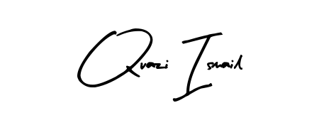 Design your own signature with our free online signature maker. With this signature software, you can create a handwritten (Arty Signature) signature for name Quazi Ismail. Quazi Ismail signature style 8 images and pictures png
