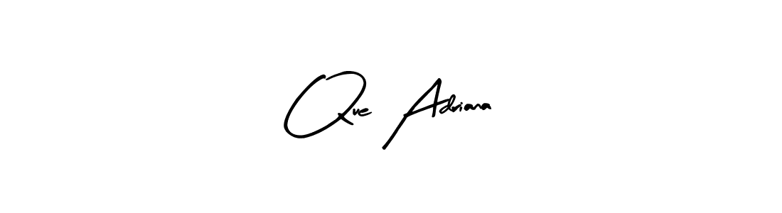 Similarly Arty Signature is the best handwritten signature design. Signature creator online .You can use it as an online autograph creator for name Que Adriana. Que Adriana signature style 8 images and pictures png