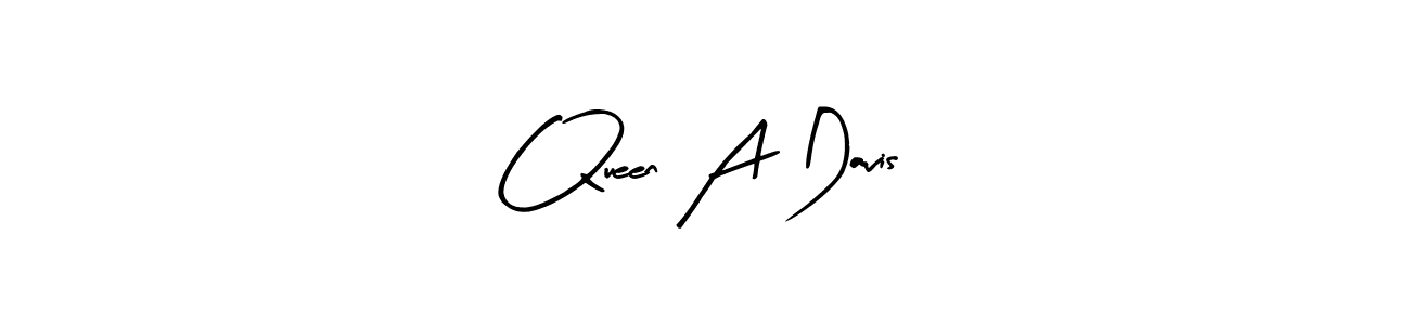 How to make Queen A Davis name signature. Use Arty Signature style for creating short signs online. This is the latest handwritten sign. Queen A Davis signature style 8 images and pictures png