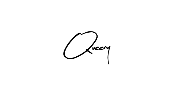 Make a beautiful signature design for name Queeny. With this signature (Arty Signature) style, you can create a handwritten signature for free. Queeny signature style 8 images and pictures png