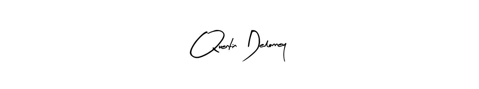 How to make Quentin Delonney name signature. Use Arty Signature style for creating short signs online. This is the latest handwritten sign. Quentin Delonney signature style 8 images and pictures png