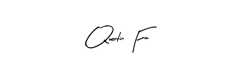 Design your own signature with our free online signature maker. With this signature software, you can create a handwritten (Arty Signature) signature for name Quentin Fm. Quentin Fm signature style 8 images and pictures png