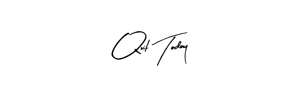 Once you've used our free online signature maker to create your best signature Arty Signature style, it's time to enjoy all of the benefits that Quit Today name signing documents. Quit Today signature style 8 images and pictures png
