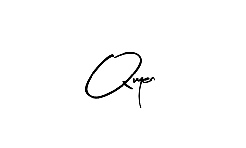 Also we have Quyen name is the best signature style. Create professional handwritten signature collection using Arty Signature autograph style. Quyen signature style 8 images and pictures png