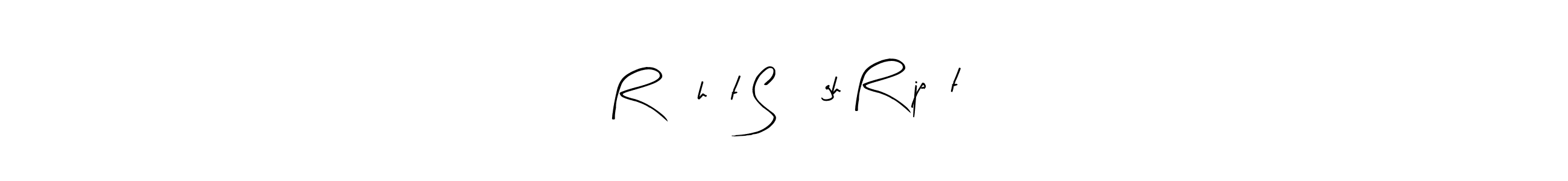 How to make Ráçhít Síñgh Râjpüt name signature. Use Arty Signature style for creating short signs online. This is the latest handwritten sign. Ráçhít Síñgh Râjpüt signature style 8 images and pictures png