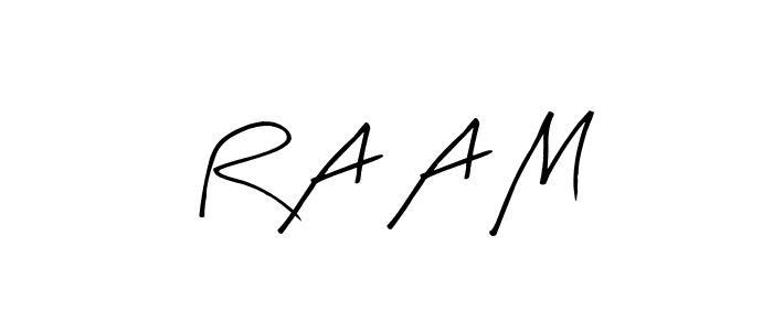 Create a beautiful signature design for name R A A M. With this signature (Arty Signature) fonts, you can make a handwritten signature for free. R A A M signature style 8 images and pictures png