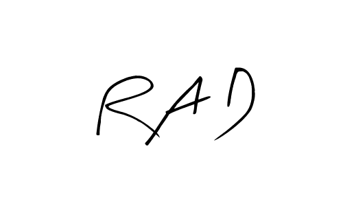 How to make R A D name signature. Use Arty Signature style for creating short signs online. This is the latest handwritten sign. R A D signature style 8 images and pictures png