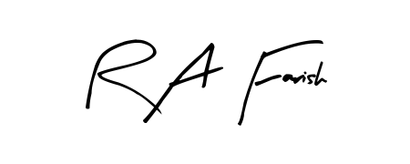 Turn your name R A Farish into a signature brand with Arty Signature styling. Download in standard PNG or transparent format anytime. R A Farish signature style 8 images and pictures png