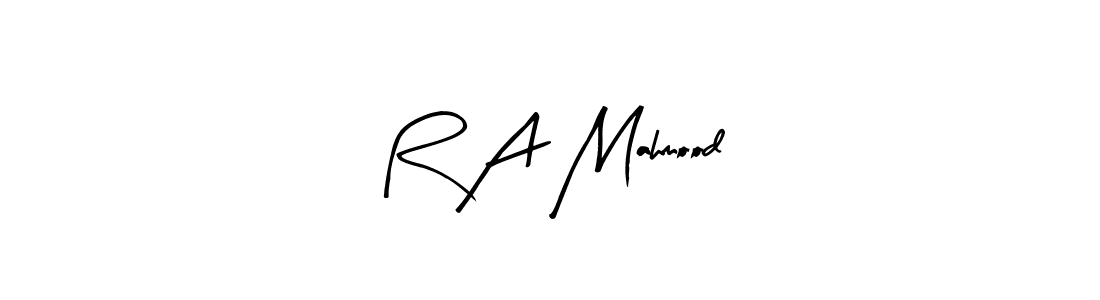 R A Mahmood stylish signature style. Best Handwritten Sign (Arty Signature) for my name. Handwritten Signature Collection Ideas for my name R A Mahmood. R A Mahmood signature style 8 images and pictures png