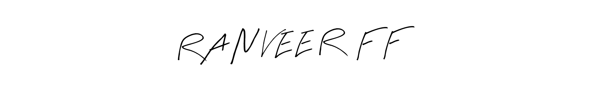 It looks lik you need a new signature style for name R A N V E E R   F F. Design unique handwritten (Arty Signature) signature with our free signature maker in just a few clicks. R A N V E E R   F F signature style 8 images and pictures png