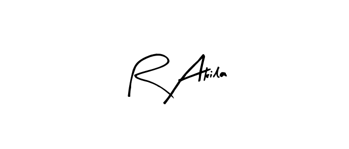 Once you've used our free online signature maker to create your best signature Arty Signature style, it's time to enjoy all of the benefits that R Akila name signing documents. R Akila signature style 8 images and pictures png