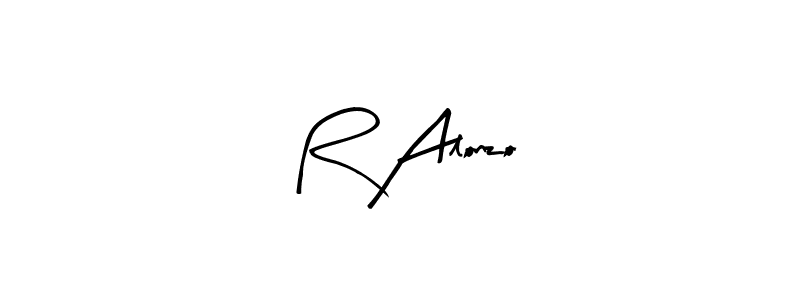 R Alonzo stylish signature style. Best Handwritten Sign (Arty Signature) for my name. Handwritten Signature Collection Ideas for my name R Alonzo. R Alonzo signature style 8 images and pictures png