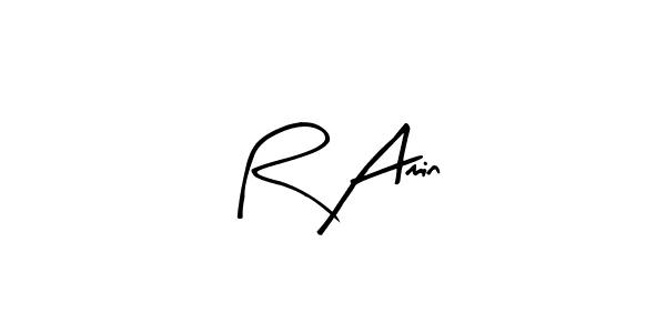 Best and Professional Signature Style for R Amin. Arty Signature Best Signature Style Collection. R Amin signature style 8 images and pictures png