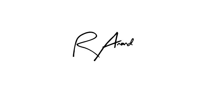 R Anand stylish signature style. Best Handwritten Sign (Arty Signature) for my name. Handwritten Signature Collection Ideas for my name R Anand. R Anand signature style 8 images and pictures png