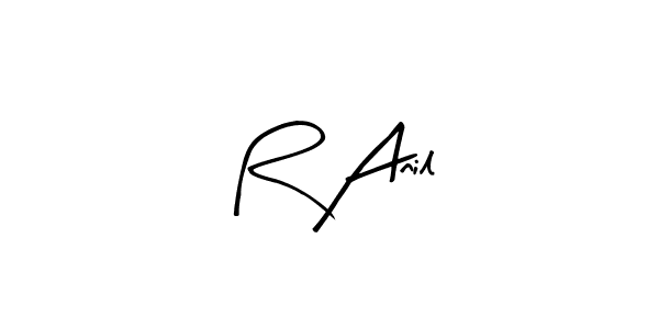 R Anil stylish signature style. Best Handwritten Sign (Arty Signature) for my name. Handwritten Signature Collection Ideas for my name R Anil. R Anil signature style 8 images and pictures png