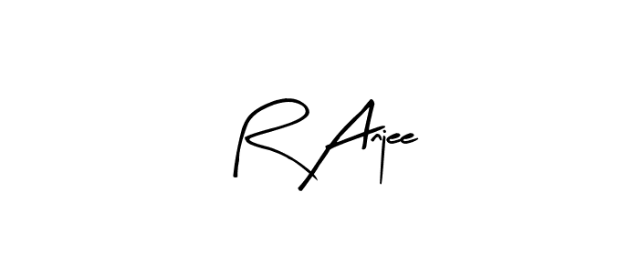 Here are the top 10 professional signature styles for the name R Anjee. These are the best autograph styles you can use for your name. R Anjee signature style 8 images and pictures png