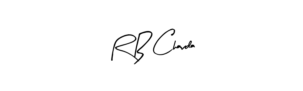 Here are the top 10 professional signature styles for the name R B Chavda. These are the best autograph styles you can use for your name. R B Chavda signature style 8 images and pictures png