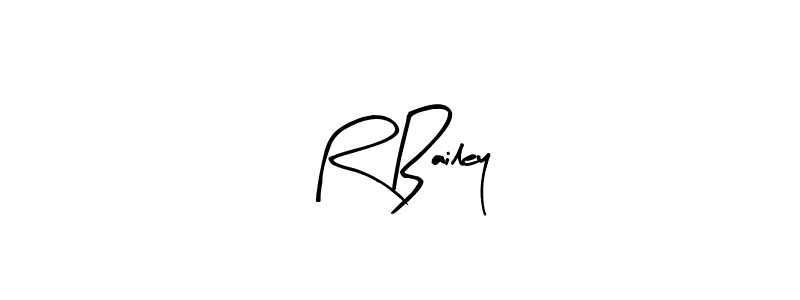 Arty Signature is a professional signature style that is perfect for those who want to add a touch of class to their signature. It is also a great choice for those who want to make their signature more unique. Get R Bailey name to fancy signature for free. R Bailey signature style 8 images and pictures png