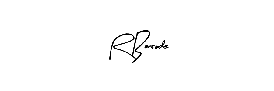 How to make R Bansode name signature. Use Arty Signature style for creating short signs online. This is the latest handwritten sign. R Bansode signature style 8 images and pictures png