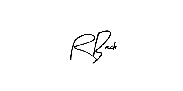 Also You can easily find your signature by using the search form. We will create R Beck name handwritten signature images for you free of cost using Arty Signature sign style. R Beck signature style 8 images and pictures png
