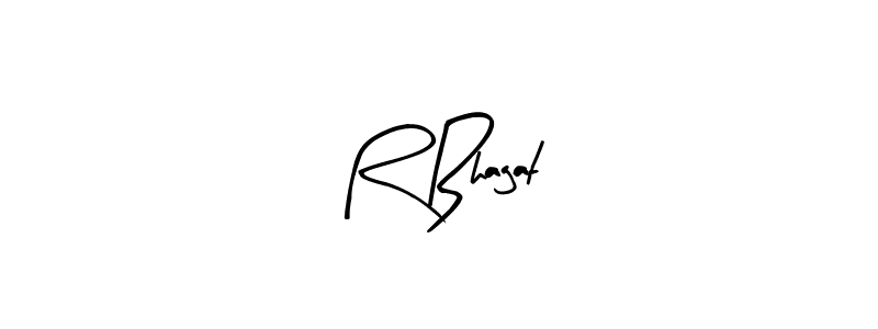 Arty Signature is a professional signature style that is perfect for those who want to add a touch of class to their signature. It is also a great choice for those who want to make their signature more unique. Get R Bhagat name to fancy signature for free. R Bhagat signature style 8 images and pictures png