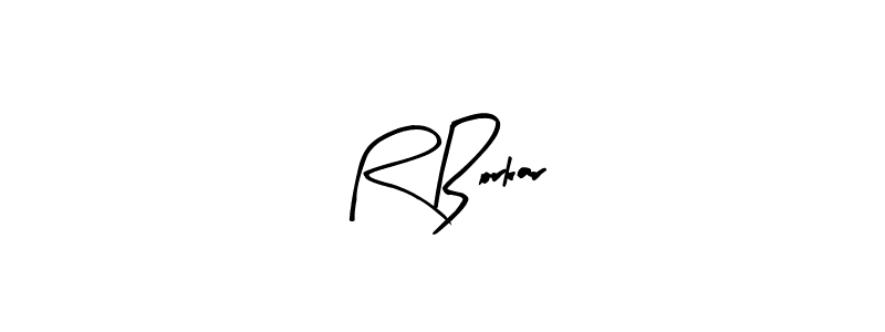 Design your own signature with our free online signature maker. With this signature software, you can create a handwritten (Arty Signature) signature for name R Borkar. R Borkar signature style 8 images and pictures png