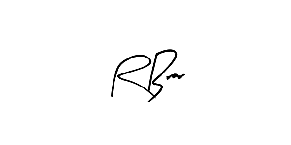 R Brar stylish signature style. Best Handwritten Sign (Arty Signature) for my name. Handwritten Signature Collection Ideas for my name R Brar. R Brar signature style 8 images and pictures png