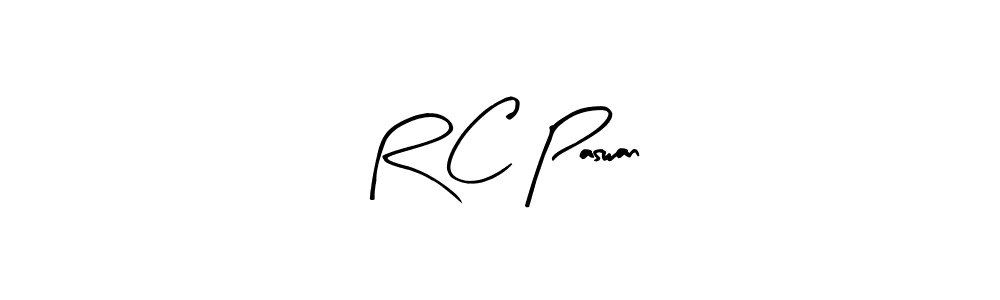 Arty Signature is a professional signature style that is perfect for those who want to add a touch of class to their signature. It is also a great choice for those who want to make their signature more unique. Get R C Paswan name to fancy signature for free. R C Paswan signature style 8 images and pictures png