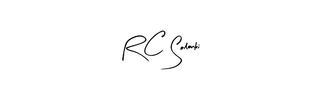 How to make R C Solanki name signature. Use Arty Signature style for creating short signs online. This is the latest handwritten sign. R C Solanki signature style 8 images and pictures png