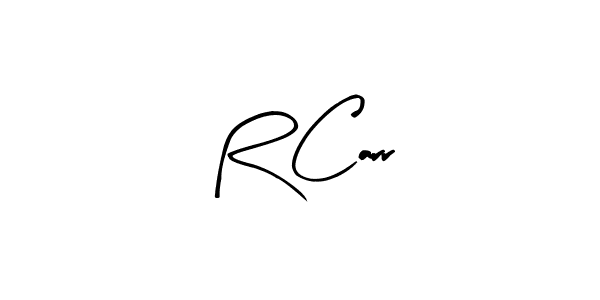 Similarly Arty Signature is the best handwritten signature design. Signature creator online .You can use it as an online autograph creator for name R Carr. R Carr signature style 8 images and pictures png