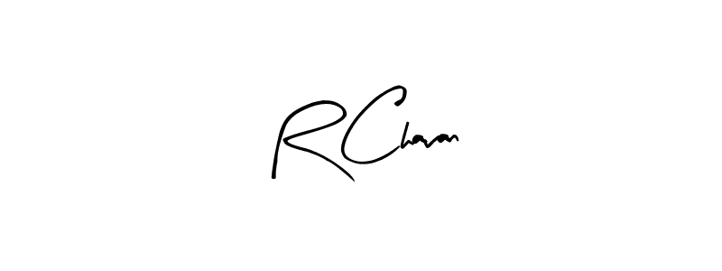 Design your own signature with our free online signature maker. With this signature software, you can create a handwritten (Arty Signature) signature for name R Chavan. R Chavan signature style 8 images and pictures png