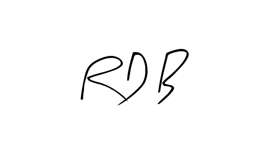 Arty Signature is a professional signature style that is perfect for those who want to add a touch of class to their signature. It is also a great choice for those who want to make their signature more unique. Get R D B name to fancy signature for free. R D B signature style 8 images and pictures png
