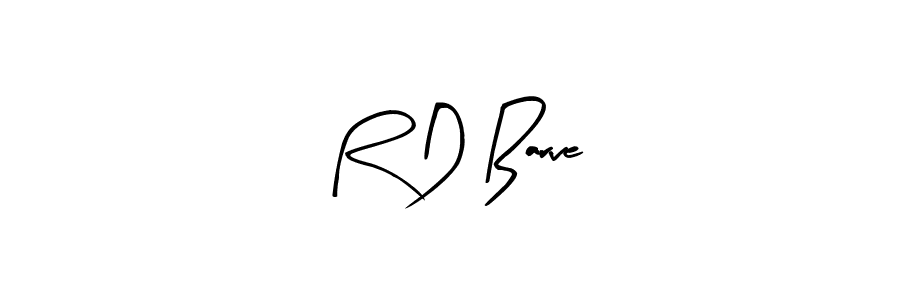 You should practise on your own different ways (Arty Signature) to write your name (R D Barve) in signature. don't let someone else do it for you. R D Barve signature style 8 images and pictures png