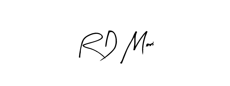 R D Mori stylish signature style. Best Handwritten Sign (Arty Signature) for my name. Handwritten Signature Collection Ideas for my name R D Mori. R D Mori signature style 8 images and pictures png
