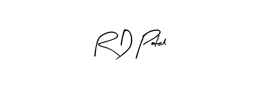 How to Draw R D Patel signature style? Arty Signature is a latest design signature styles for name R D Patel. R D Patel signature style 8 images and pictures png