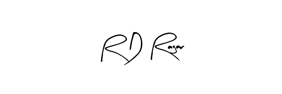 Arty Signature is a professional signature style that is perfect for those who want to add a touch of class to their signature. It is also a great choice for those who want to make their signature more unique. Get R D Ragar name to fancy signature for free. R D Ragar signature style 8 images and pictures png