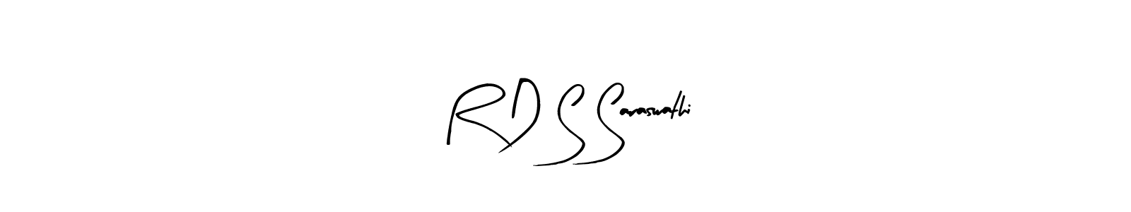 Use a signature maker to create a handwritten signature online. With this signature software, you can design (Arty Signature) your own signature for name R D S Saraswathi. R D S Saraswathi signature style 8 images and pictures png