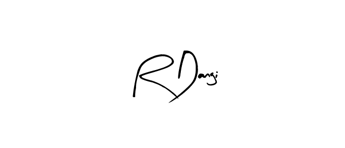 if you are searching for the best signature style for your name R Dangi. so please give up your signature search. here we have designed multiple signature styles  using Arty Signature. R Dangi signature style 8 images and pictures png