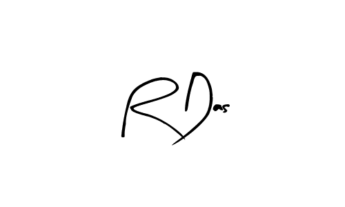 Create a beautiful signature design for name R Das. With this signature (Arty Signature) fonts, you can make a handwritten signature for free. R Das signature style 8 images and pictures png