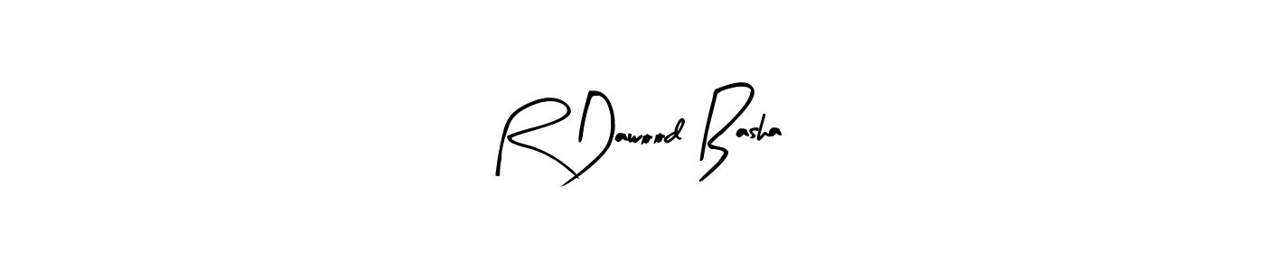 You can use this online signature creator to create a handwritten signature for the name R Dawood Basha. This is the best online autograph maker. R Dawood Basha signature style 8 images and pictures png